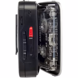 Groov-e Retro Personal Cassette Player and Recorder with Earphones - Silver - GVPS525SR
