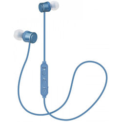 Groov-e GVBT1200BE Metal Buds Wireless Bluetooth Earphones - Blue