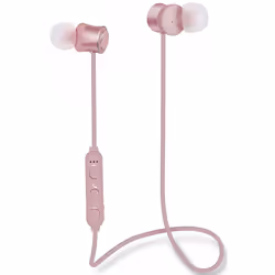 Groov-e GVBT1200RG Metal Buds Wireless Bluetooth Earphones - Rose Gold