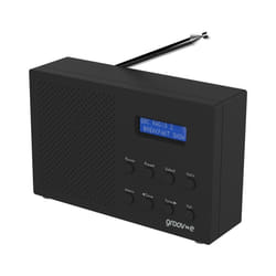 Groov-e GVDR03BK Paris Portable DAB/FM Digital Radio - Black