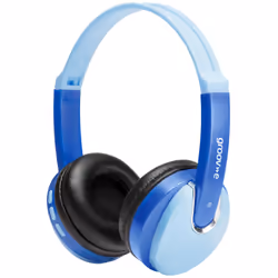 Kidz Wireless Bluetooth DJ Style Headphones - Blue