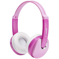 Kidz Wireless Bluetooth DJ Style Headphones - Pink