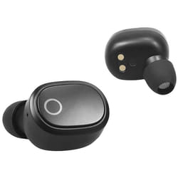 Groov-e Music Buds True Wireless Earphones with Charging Case - Black