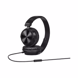 Groov-e Tempo Stereo Heaphones with In-Line Mic & Remote - Black