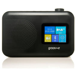 Groov-e Berlin Portable Colour Screen DAB/FM Radio with Bluetooth
