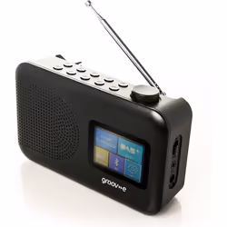 Groov-e Berlin Portable Colour Screen DAB/FM Radio with Bluetooth