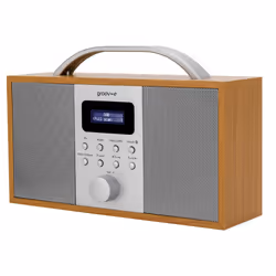 Groov-e Boston, Wooden DAB & FM Radio with Bluetooth