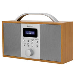 Groov-e Boston, Wooden DAB & FM Radio with Bluetooth