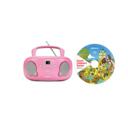 Groov-e GVPS733CD10PK Original Boombox Portable CD Player