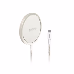 Groov-e Magnetic Wireless Charger 15W - White - GVMA141WE