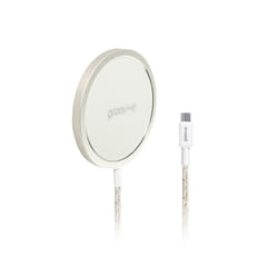 Groov-e Magnetic Wireless Charger 15W - White - GVMA141WE