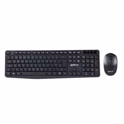 Groov-e Wireless Keyboard and Mouse Combo - Computer Accessories for Laptops and PCs, Ergonomic Design, Silent Keys, 2.4G Wir ...