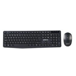 Groov-e Wireless Keyboard and Mouse Combo - Computer Accessories for Laptops and PCs, Ergonomic Design, Silent Keys, 2.4G Wireless Connection, Compact