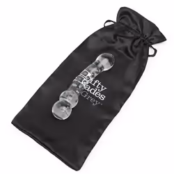 Lovehoney Fifty Shades of Grey Drive Me Crazy Masturbation, Vaginal sex Transparent Glass 190.5 mm 11.4 cm