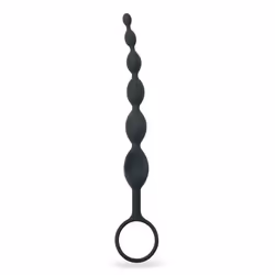 Lovehoney Fifty Shades of Grey Pleasure Intensified, Anal beads, Black, Silicon, 1 pc(s), Box