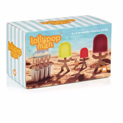 Mustard Lollypop Men Mold