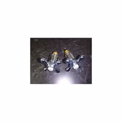 Replacement HOT & Cold Victorian Style Cross Head TAP TOP Covers Chrome Plated 1/2" for Basin/Bath & Kitchen Sink TAPS
