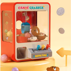 Candy Grabber Machine Battery Operated Retro Arcade USB Powered Claw Fairground