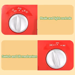 Arcade Coin Pusher Game Machine Novelty Battery Powered Light Sound Slot Machine