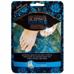 Macadamia Oil Extract Foot Pack Treatment Deep Moisturising Boot Cracked Heels - Single