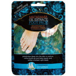 Macadamia Oil Extract Foot Pack Treatment Deep Moisturising Boot Cracked Heels - Single