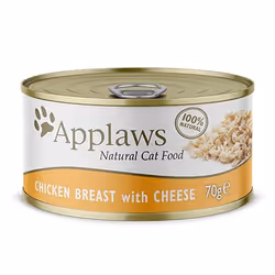 Applaws Chicken Breast with Cheese in Broth, Adult, Any breed, Cheese, Chicken, 70 g