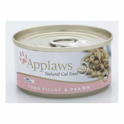 Applaws Cat Can Tuna Fillet & Prawn 156g (Pack of 24)