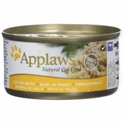 Applaws Cat Food Tin Chicken, 70g, Pack of 24