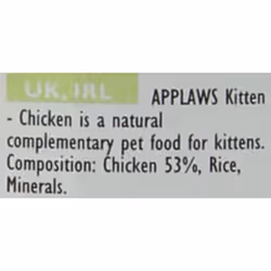 Applaws Kitten Food Tin Chicken, 70g, Pack of 24