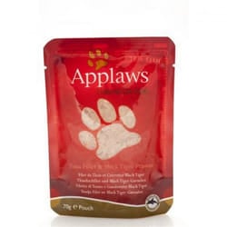 Applaws Tuna Fillet And Black Tiger Prawn Wet Cat Food (12 Pouches)