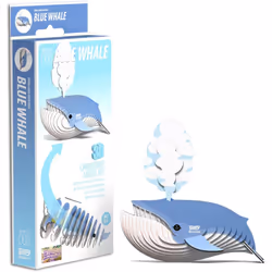 EUGY 3D Blue Whale Model Craft Kit