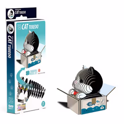 EUGY Cat Tuxedo 3D Craft Kit