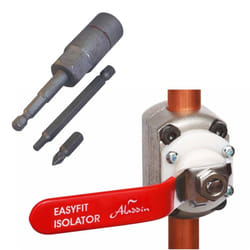 Aladdin EasyFit Isolator Valve and Tools Pack - Starter Kit