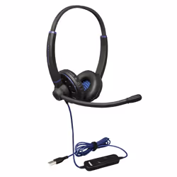 JPL Commander-2 V2 Headset Wired Head-band Office/Call center USB Type-A Black, Blue - Additional view 8