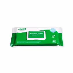 Universal Cleaning and Disinfectant Wipes for Surfaces - Pack of 24 - 40 Wipes per Pack (960 Wipes) - Clip Pack - Multi Purpo ...