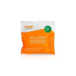 CLINELL SPILL WIPES WHITE