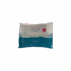 Carell Body Care Wipes - Easy to use, Containing Aloe Vera, Dermotologically Tested, Alcohol-Free - Pack of 60 Wipes