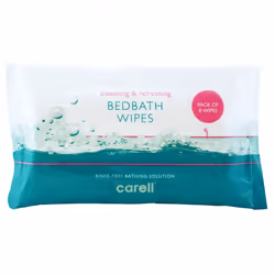 Clinell Bed Bath Wipes - Pack of 8
