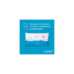 Carell Bed Bath Wipes Pack of 24 - 8 Wipes per Pack (192 Wipes) - Easy to use, Containing Aloe Vera, Dermatologically Tested - Additional view 4