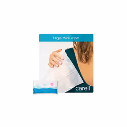 Carell Bed Bath Wipes Pack of 24 - 8 Wipes per Pack (192 Wipes) - Easy to use, Containing Aloe Vera, Dermatologically Tested - Additional view 6