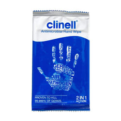 Clinell Antimicrobial Hand Wipe - 10 Individual Sachets