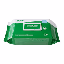 Clinell Universal Cleaning and Disinfectant Wipes for Surfaces - Pack of 200 Thick WipesMulti Purpose Wipes, Kills 99.99% of  ...