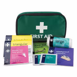 Reliance Medical HSE 1 Person First Aid Kit in Small Green Pouch