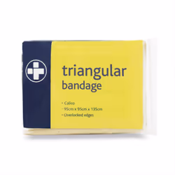 Calico First Aid Sling Triangular Bandage Shoulder & Arm- Hemmed Assorted Pack Of 10