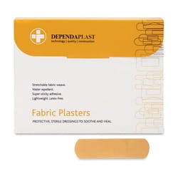 Dependaplast Advanced Fabric Plasters 7.5CMx2.5CM (BX-100)