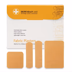Reliance Medical Dependaplast Advanced Fabric Plasters Assorted Box of 100