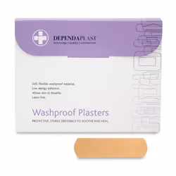 Dependaplast REL534 Washproof Plaster, 7.5 cm x 2.5 cm (Pack of 100)