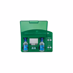 Reliance REL919 Complete Emergency Eye Wash Station with 20ml Pods/500ml Bottles/Eye Pads/Mirror