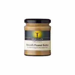 Meridian Organic Smooth Peanut Butter - 100% Nuts - 280g