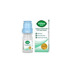 VizHyal â Preservative Free Eye Drops â Sodium Hyaluronate 0.1% - for Treatment of Dry Eyes â 10ml